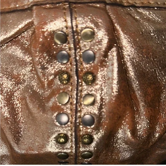 Patricia Nash Multi Metallic Bronze Shoulder Bag